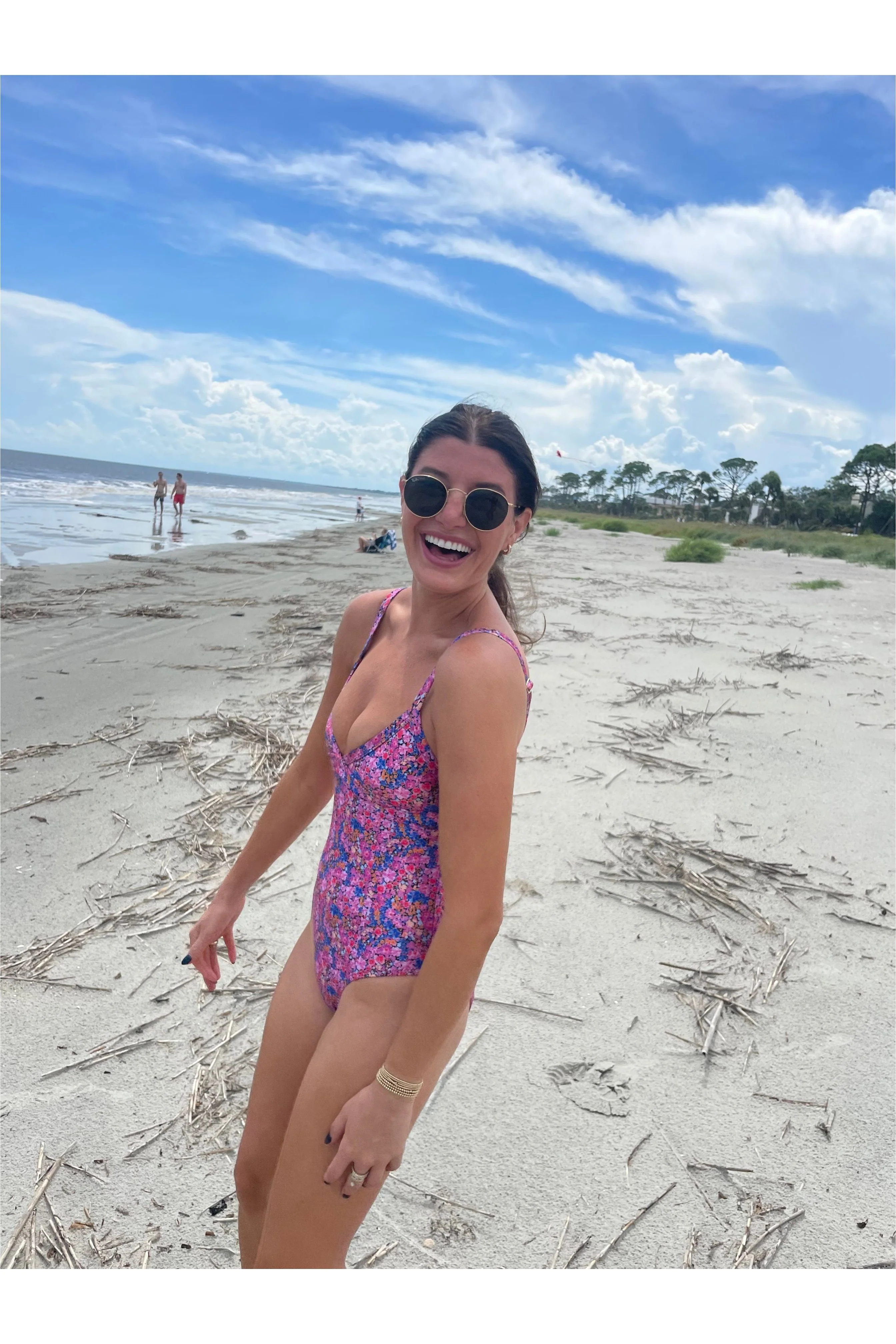 Shape-Enhancing Laguna High-Leg One Piece - Tropical Punch - Image 6